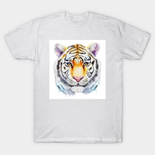 Tiger art, watercolor painting T-Shirt